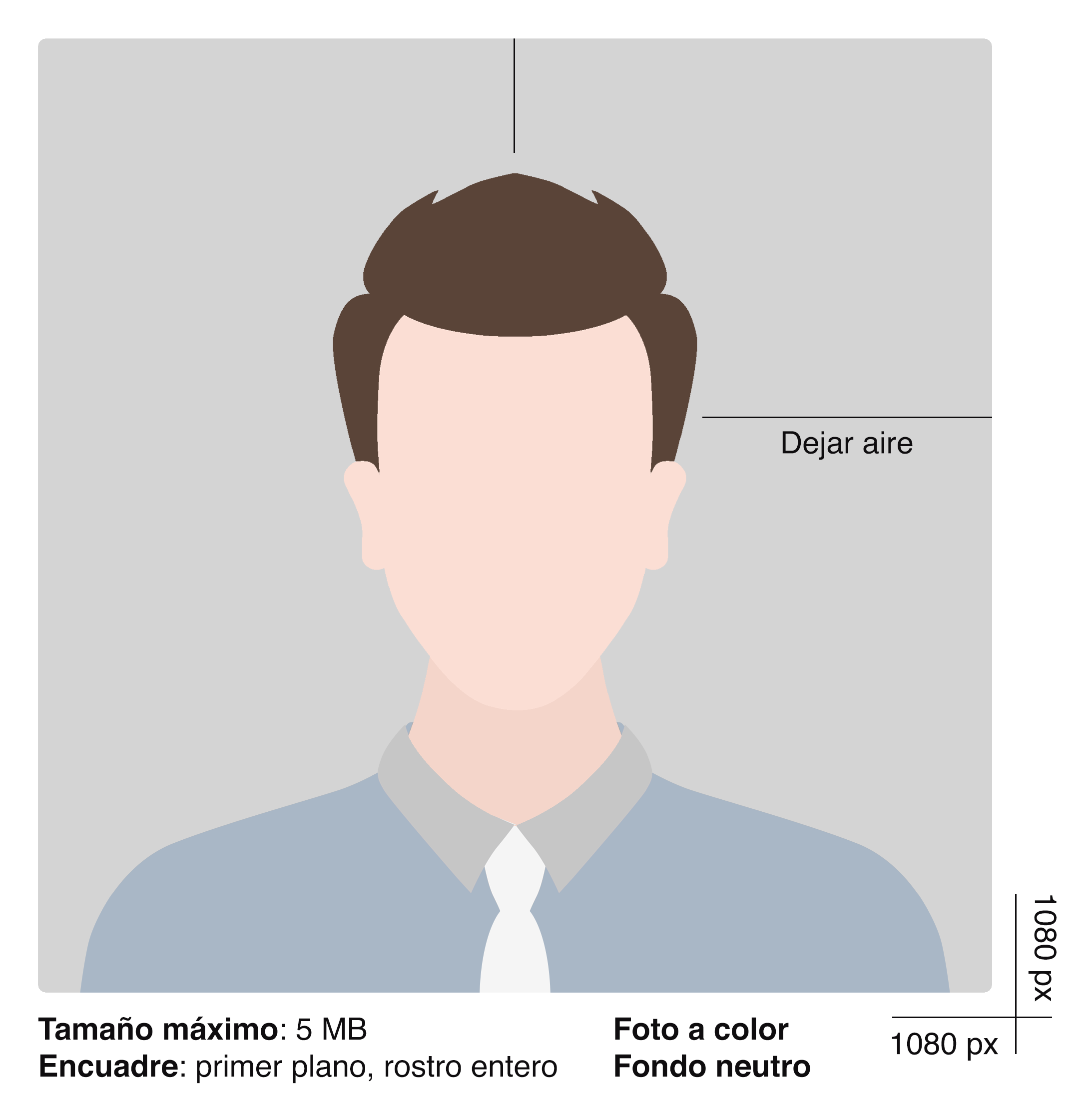 Ejemplo de foto de referencia